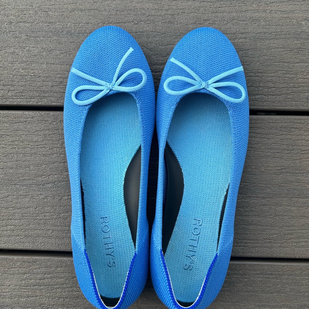 Rothy's Women's Vibrant Blue Flats